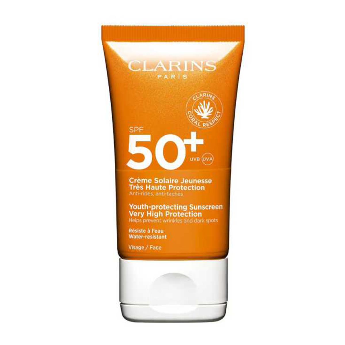 Clarins Youth Protection Sunscreen Crema Facial Spf50+ 50Ml